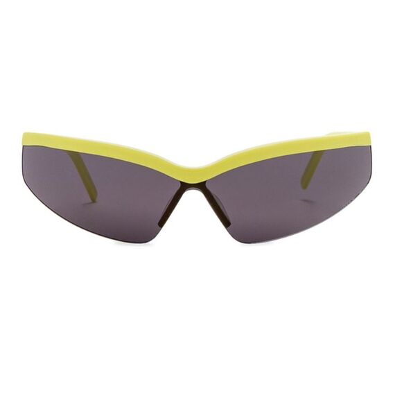 Jenny Bird The Visor Sunglasses Lemon yellow
 Shield frames Revolve $200 main image 5